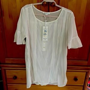April Cornell Sheer Cotton Tunic NWT